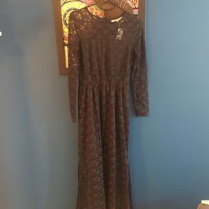 Lace maxi dress